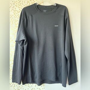 Patagonia Men’s Black Capilene 3 Long Sleeve Shirt size XL